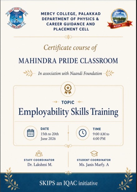 EMPLOYABILITY SKILLS TRAINING